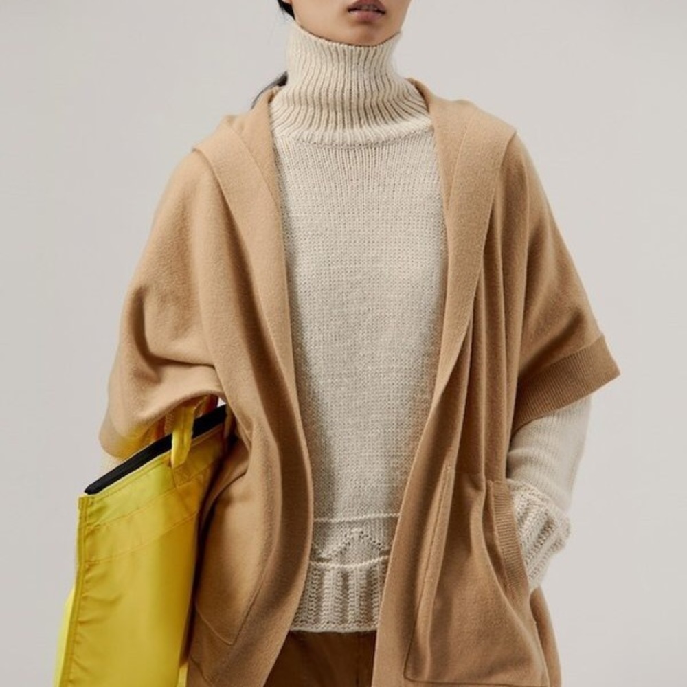 JWANDERSON LAMBSWOOL-BLEND PONCHO